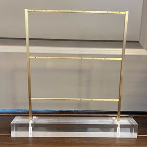 EUC Kendra Scott Earring Display Jewelry Stand Ladder Organizer Storage Acrylic